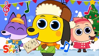 Let S Go Caroling Sing Along To Your Favorite Christmas Songs Super Simple Songs 