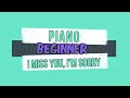 I Miss You, I'm Sorry - Gracie Abrams | Beginner Piano Tutorial | Easy Piano