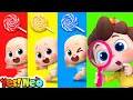 Download Lagu Color Babies, Where Are You? | Learn Colors with Magic Brush | Nursery Rhyme \u0026 Kids Songs | Yes! Neo