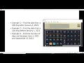 Date Calculations on HP 12c