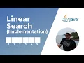 Linear Search in Java Searching Algorithm Implementation