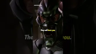 Green Goblin S Legendary Speech People Love To See Their Hero Fail Fall Die Trying Spiderman 