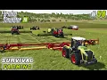 Download Lagu How One Mega Mower and 7 Tractors Made 540 Silage Bales | Survival Farming | FS 25 | Timelapse #58