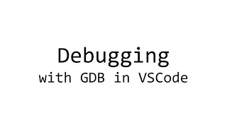 How to debug C code with GDB in VSCode Linux