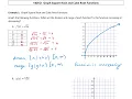Graph Square Root and Cube Root Functions