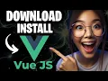 How to Run Vue JS App in Visual Studio Code Tutorial Download and install vue in VS Code