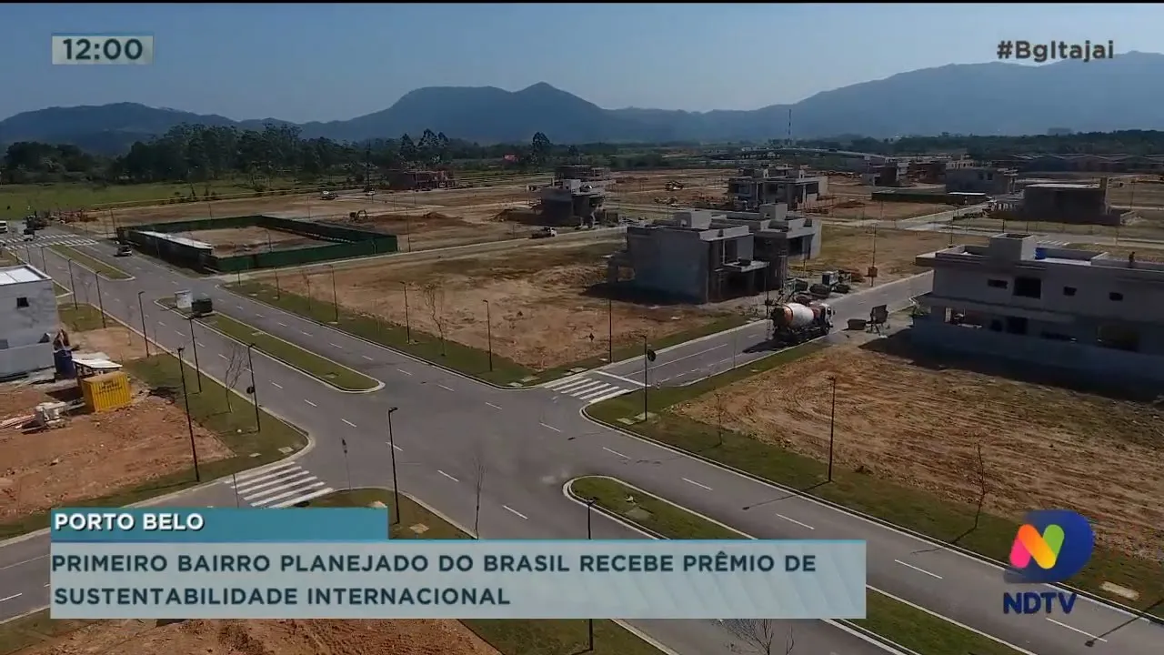 Primeiro bairro planejado do Brasil recebe prêmio de sustentabilidade internacional em Porto Belo