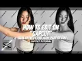 HOW TO EDIT ON CAPCUT TRENDING EFFECTS FOR LOOP PART OF EDIT 3k subscribers