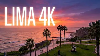 El Mejor Atardecer del Malecón de Miraflores en Lima, Perú (Walking Tour 4K) #Lima #Peru #ASMR