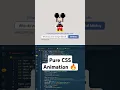 Make Mickey Smile CAPTCHA CSS Animation