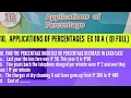 Ex 10 A Q1 Find Percentage increase or decrease in each case Chp 10 Application of Percentages