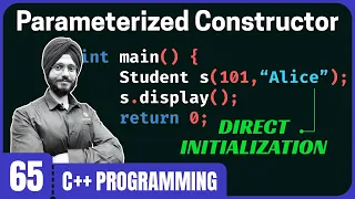 Parameterized Constructor in C