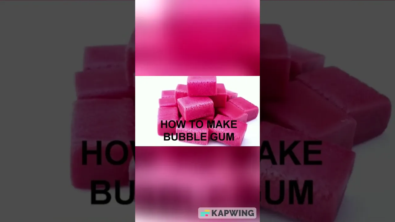 How To Make bubble Gum #shorts