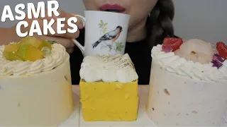 ASMR *Assorted Cakes Hojicha x Green Plum, Lychee and Hojiicha Bergamot No Talking Eating Sounds