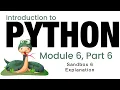 Python - Module 6