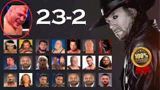 The Undertaker s Epic WrestleMania Streak 23 Wins and 2 Losses Explained