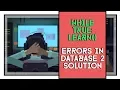 While True learn Errors In Database Solution Gold Medal