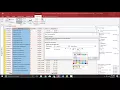MS Access 2016 - Apply Conditional Formatting