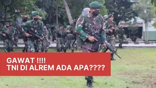 batalyon tni di alarm bersiap gerak cepat trending alarm trobel tni