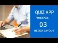 Mini Quiz App using Firebase in Android Studio Tutorial Layout