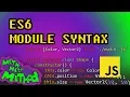 Native JavaScript Browser Modules ES6 Module Syntax
