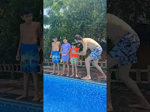 تحدي الغناء في المسبح الجميل!