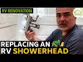 RV Shower Faucet and Shower Head Replacement