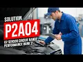 HOW TO FIX P2A04 OBD II ERROR CODE - O2 Sensor Circuit Range Performance Bank 2