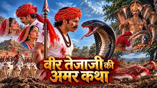वीर तेजाजी की अमर गाथा | नाग देवता को दिया ऐसा वचन, जिसे निभाने के लिए दे दिए प्राण 🙏