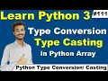 Type conversion in Python in Hindi Urdu Type Casting in Python in Hindi Urdu Cyber Warriors