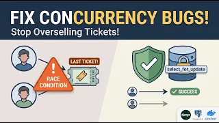 Stop Overselling Tickets Fixing Django Race Conditions with Atomic Transactions