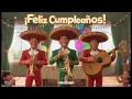Feliz Cumpleanos con Mariachis y Fiesta Animada - Saludo Especial
