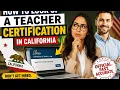 How to look up a teacher certification in California