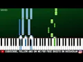 Manuel Turizo, Rauw Alejandro & Myke Towers - La Nota (Piano Tutorial Easy)