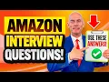 AMAZON INTERVIEW QUESTIONS ANSWERS for 2024