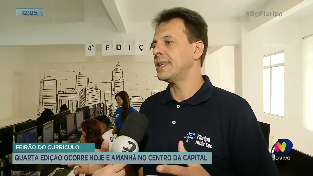 Quarta edição do feirão do currículo ocorre nessa quarta e quinta-feira no centro em Florianópolis
