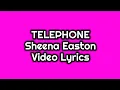 Lagu TELEPHONE (Long Distance Love Affair) | Sheena Easton | Video Lyrics