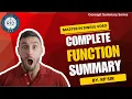 Complete Function Summary in One Shot Python Function Concepts Explained Masterclass in One