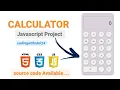 Day12 CALCULATOR Using Html Css Js 30 day 30 Javascript Projects 30 day challenge