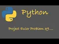 Project Euler Problem 39 Python