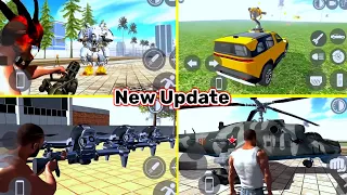 😱New Update Robot 🤖+Fir Car + Army Helicopter + Drones in Indian Bike Driving 3D Game All Cheat Code