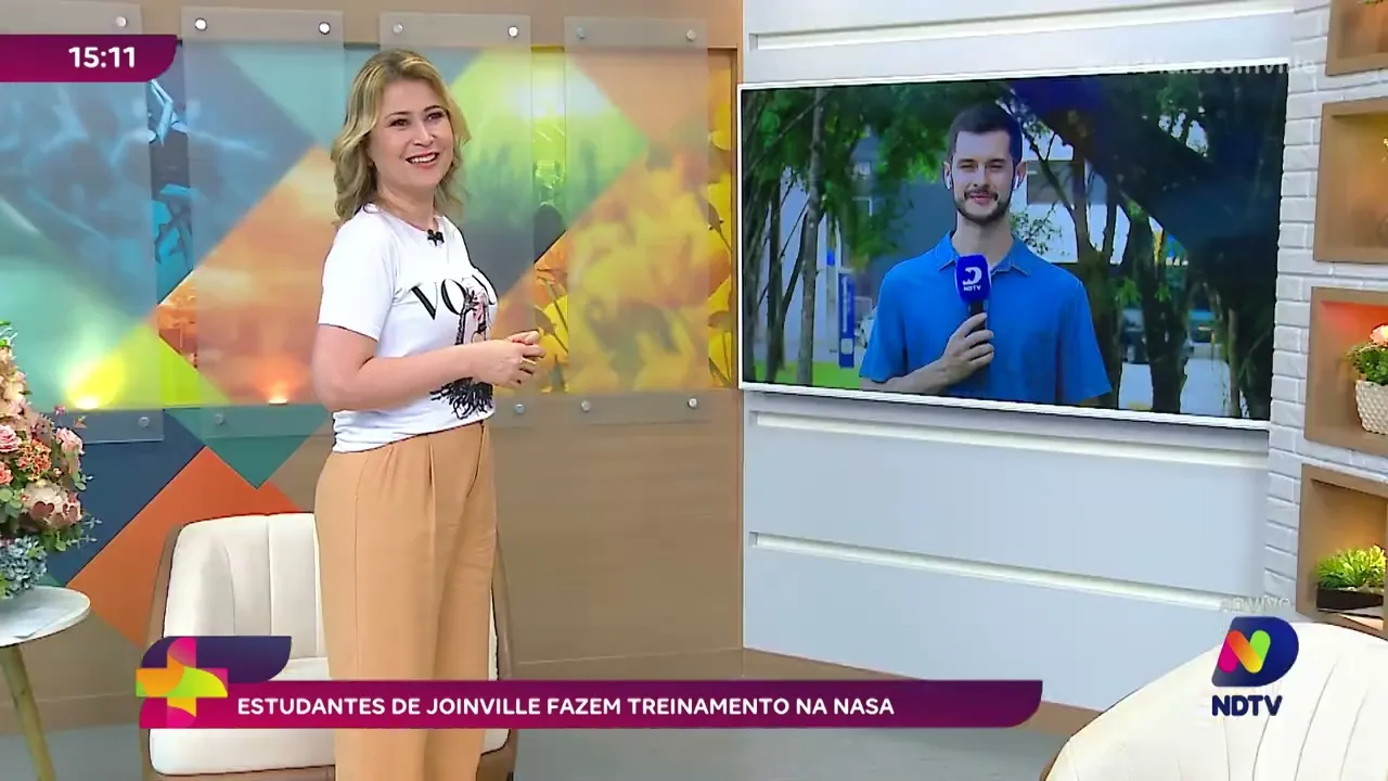 Estudantes de Joinville embarcam em experiência única: treinamento na NASA