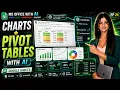 Google Sheets Charts Graphs Pivot Tables with AI MS Office with AI EP 24