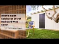 The Ultimate Backyard Upgrade What s Inside Calabasas s Secret Backyard Wine Cellar