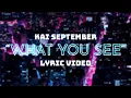 Download Lagu Kai September - What You See (lyric video)