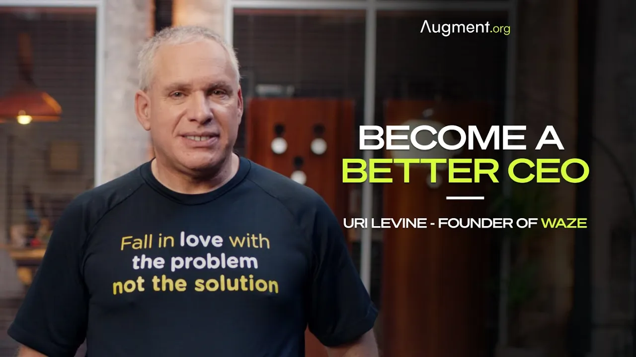 Augment Business School — Uri Levine — Welcome to Augment (YouTube video ad)