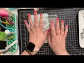 Stencil + Paste Background | MFT Christmas Cheer