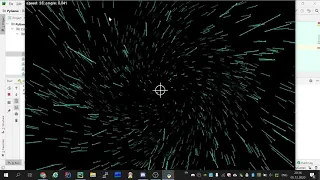 3D starfield on PyGame