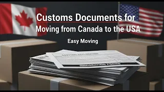 How to Move from Canada to the USA Customs Documents Form 3299 Guide
