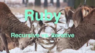 Iterative v Recursive -
